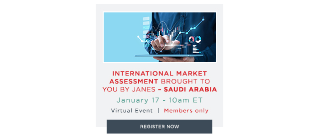 International Market Assessment Webinar, brought to you by Jane's