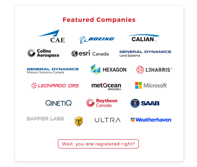 Featured companies at Canadian Defence Marketplace